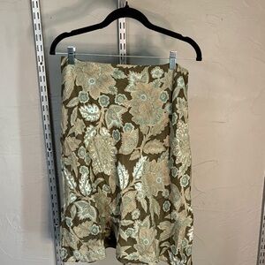 LOFT Olive Green Skirt